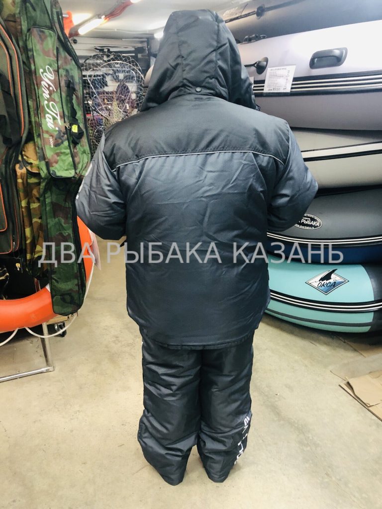 Костюм зимний Полюс V-2 цвет Серый/Черный
