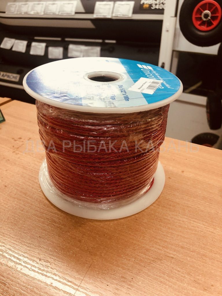 Шнур красный 4мм., 100 метров